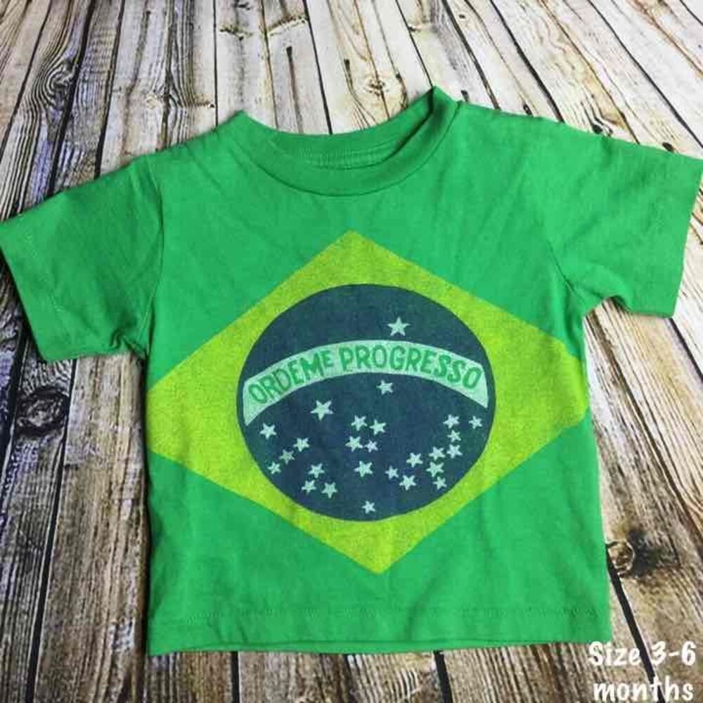 Infant Peek Brasil Shirt 3/6 months New